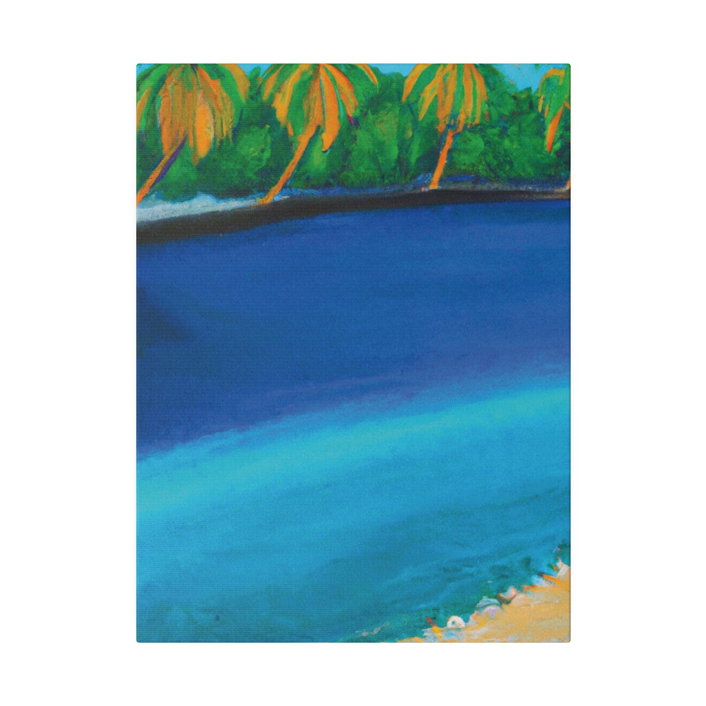 4195T - Bahamas Ocean Painting Print | Bahamas | Ocean | Beach | Poster | Home Decor | Wall Art | Canvas