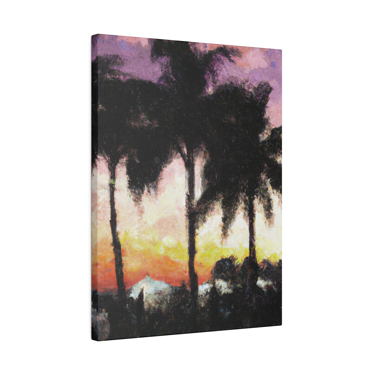 8185A - Miami Beach Sunset Painting Print | Miami | Beach | Sunset | Poster | Home Decor | Wall Art | Canvas