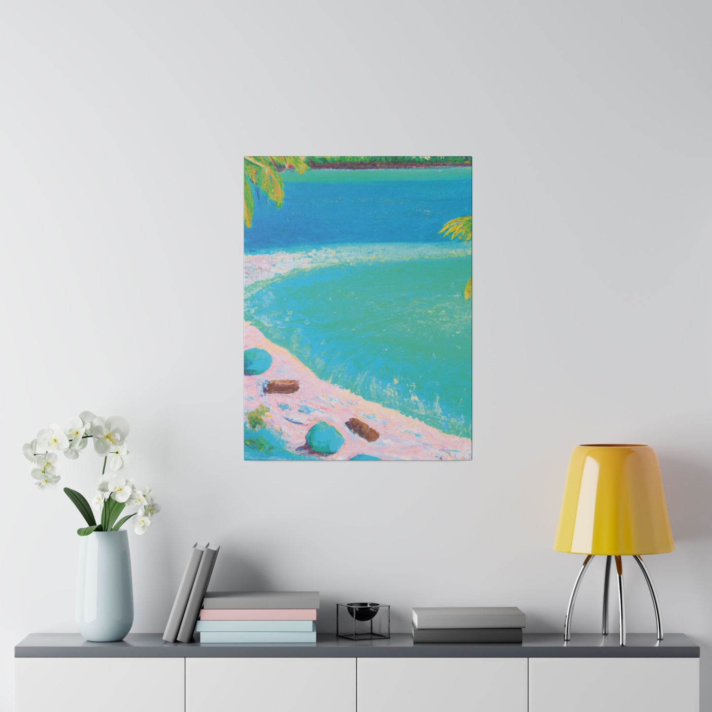 7342G - Bahamas Ocean Painting Print | Bahamas | Ocean | Beach | Poster | Home Decor | Wall Art | Canvas