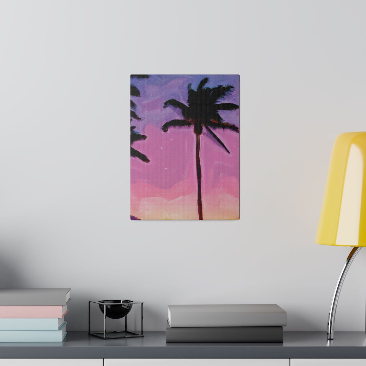 7801Y - Miami Beach Sunset Painting Print | Miami | Beach | Sunset | Poster | Home Decor | Wall Art | Canvas