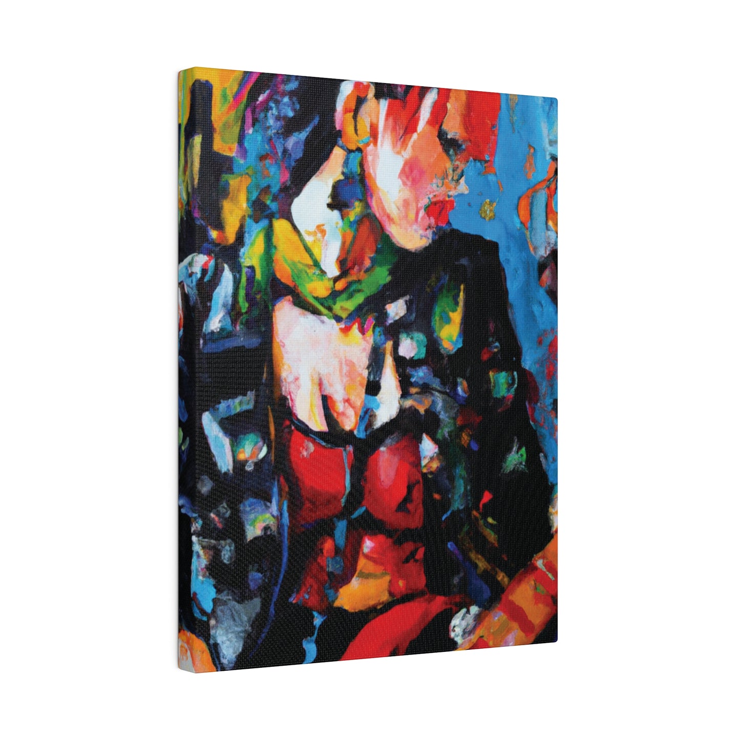 9602B - Rockstar Oil Painting Style Print | Poster | Home Decor | Wall Art | Music Art | Canvas