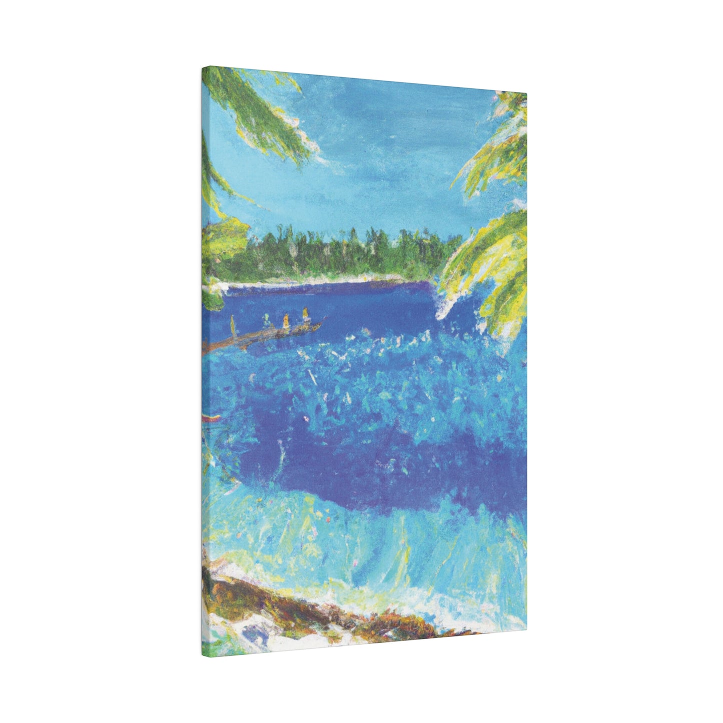 9673H - Bahamas Ocean Painting Print | Bahamas | Ocean | Beach | Poster | Home Decor | Wall Art | Canvas