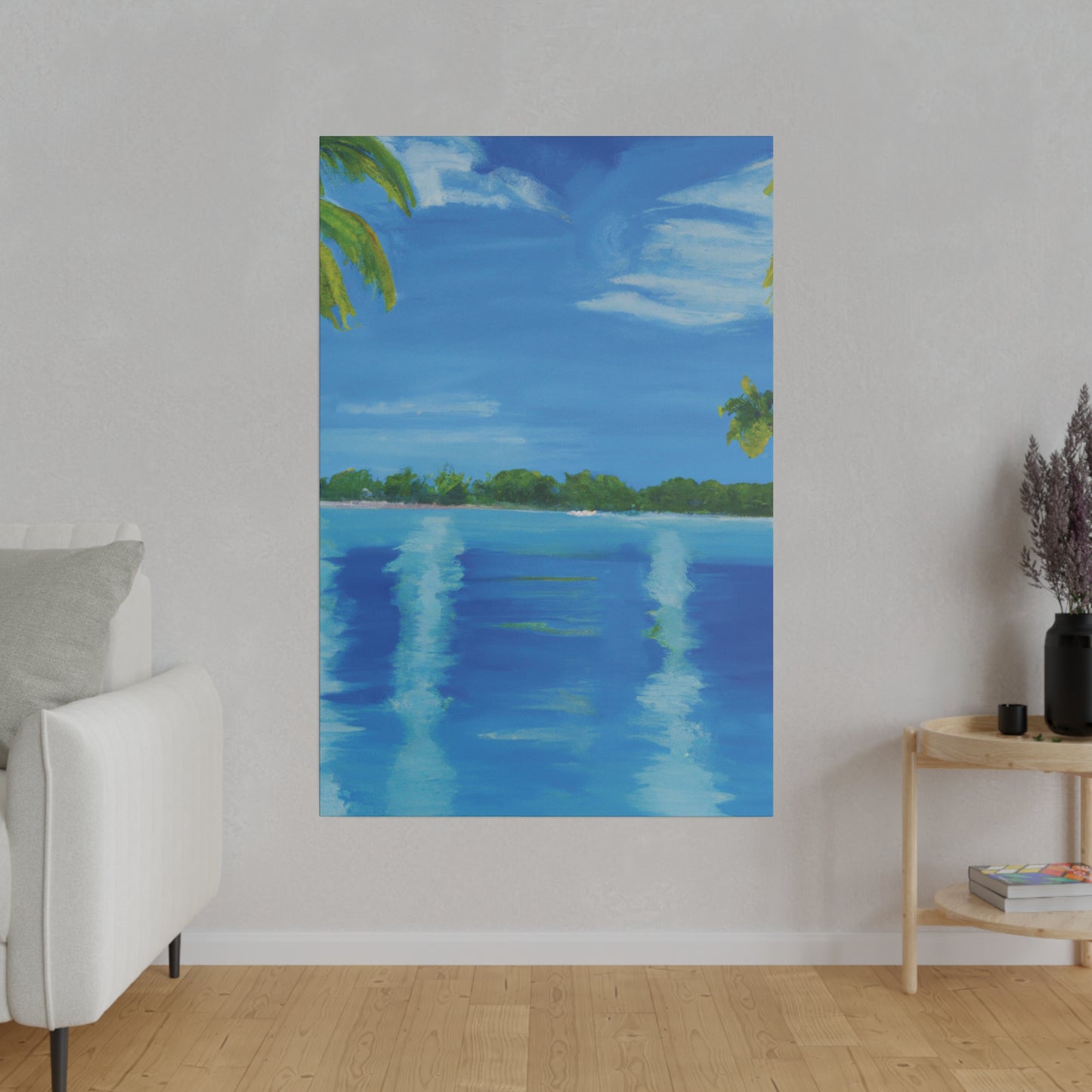 6876O - Bahamas Ocean Painting Print | Bahamas | Ocean | Beach | Poster | Home Decor | Wall Art | Canvas