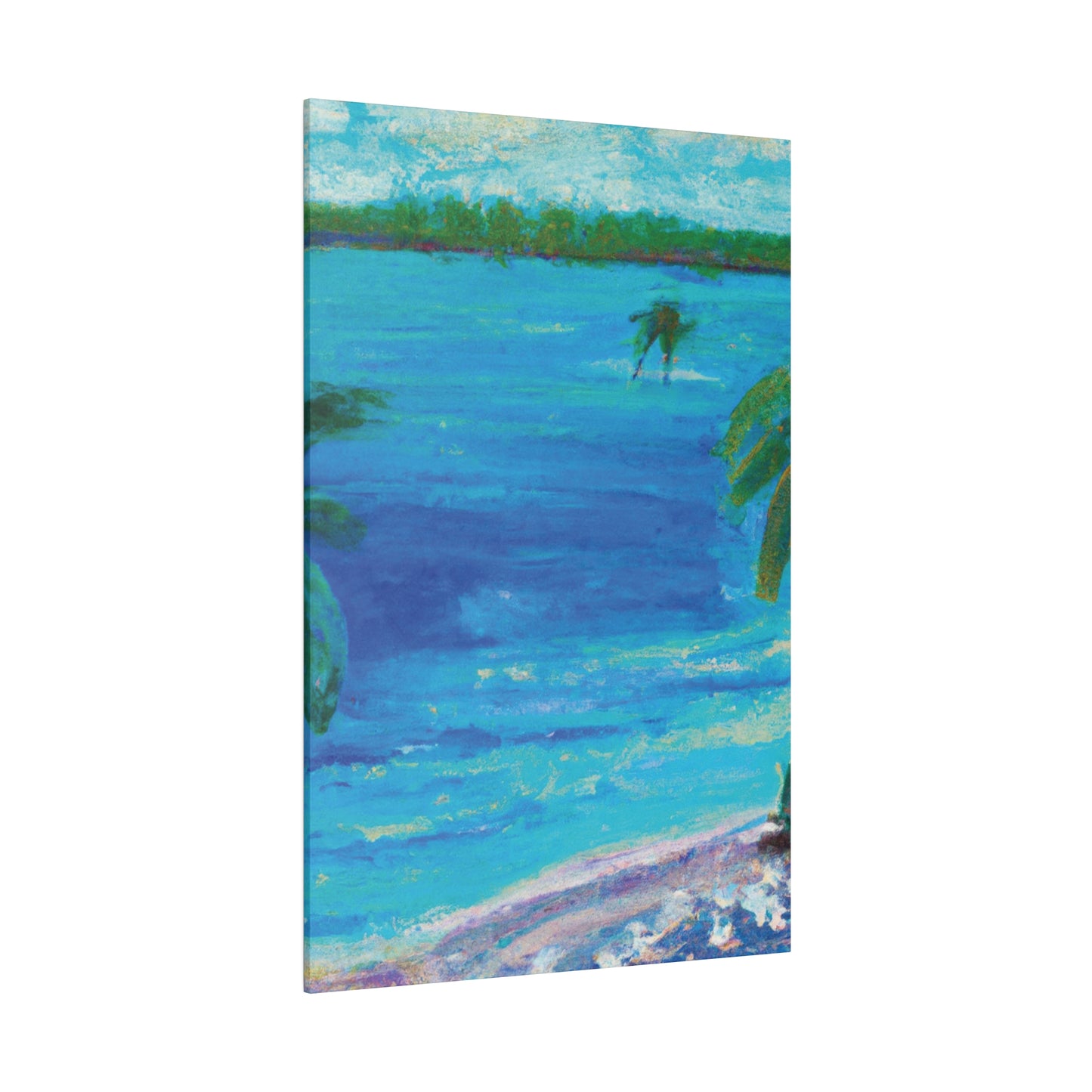 5105Q - Bahamas Ocean Painting Print | Bahamas | Ocean | Beach | Poster | Home Decor | Wall Art | Canvas