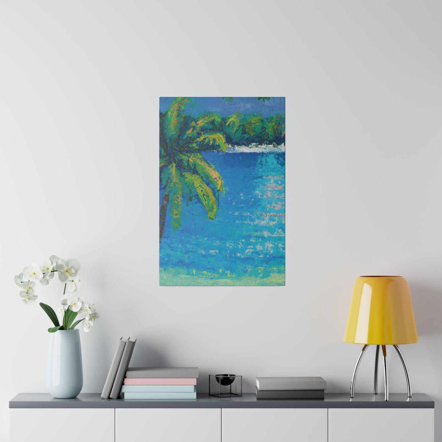 4645A - Bahamas Ocean Painting Print | Bahamas | Ocean | Beach | Poster | Home Decor | Wall Art | Canvas