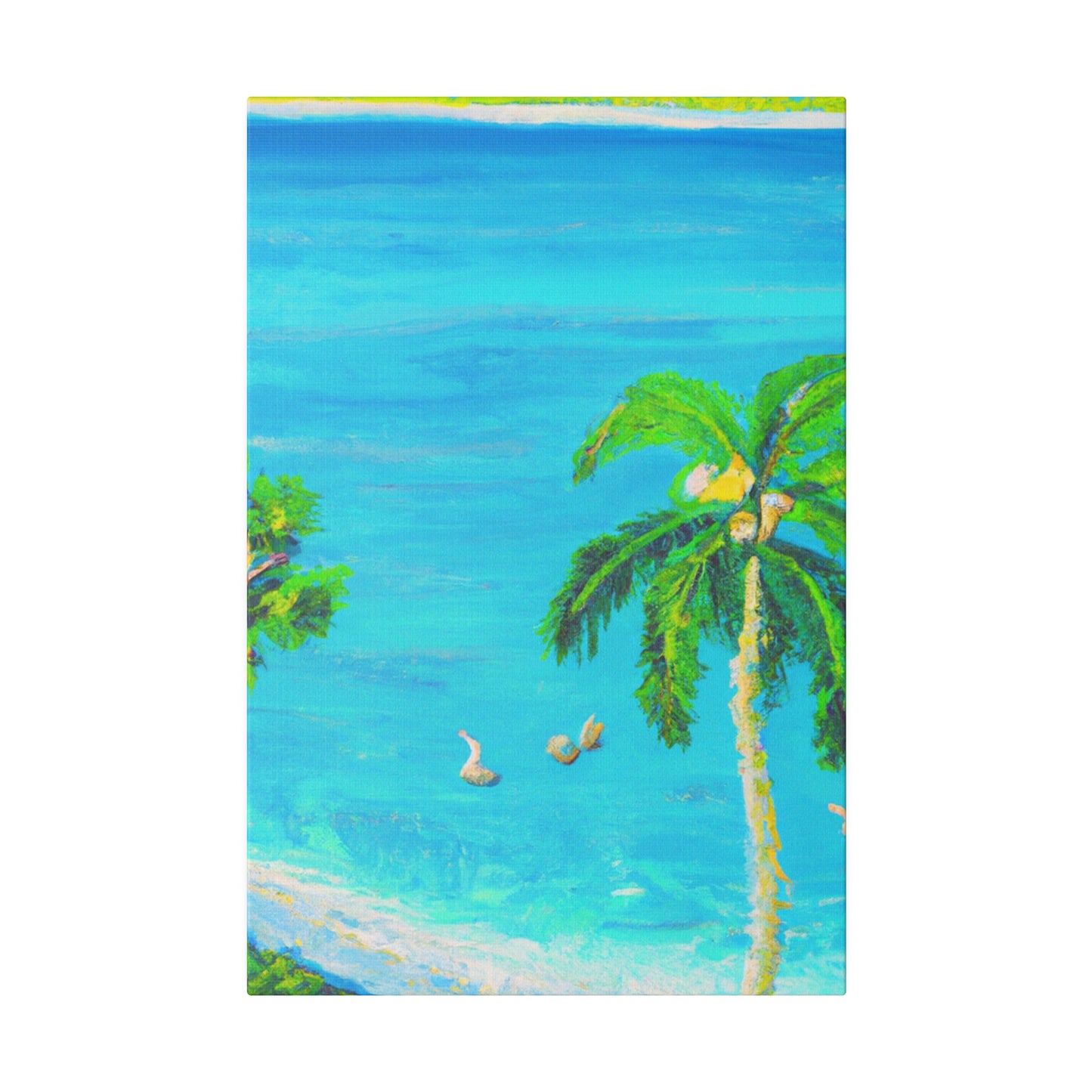 3749J - Bahamas Ocean Painting Print | Bahamas | Ocean | Beach | Poster | Home Decor | Wall Art | Canvas