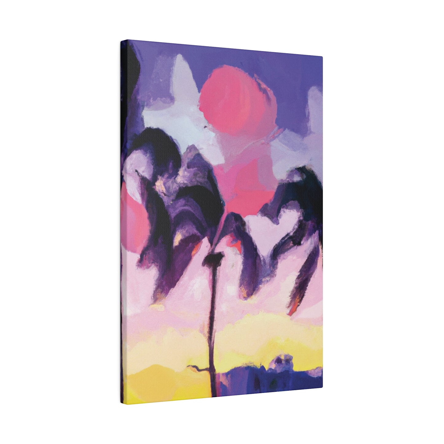 8189L - Miami Beach Sunset Painting Print | Miami | Beach | Sunset | Poster | Home Decor | Wall Art | Canvas