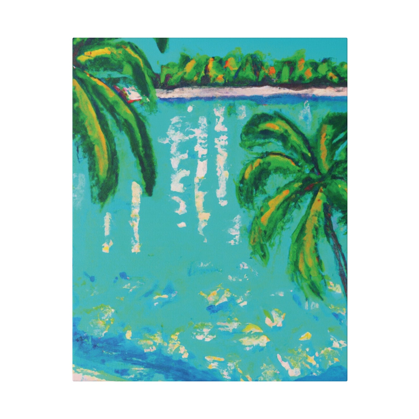 6412Q - Bahamas Ocean Painting Print | Bahamas | Ocean | Beach | Poster | Home Decor | Wall Art | Canvas