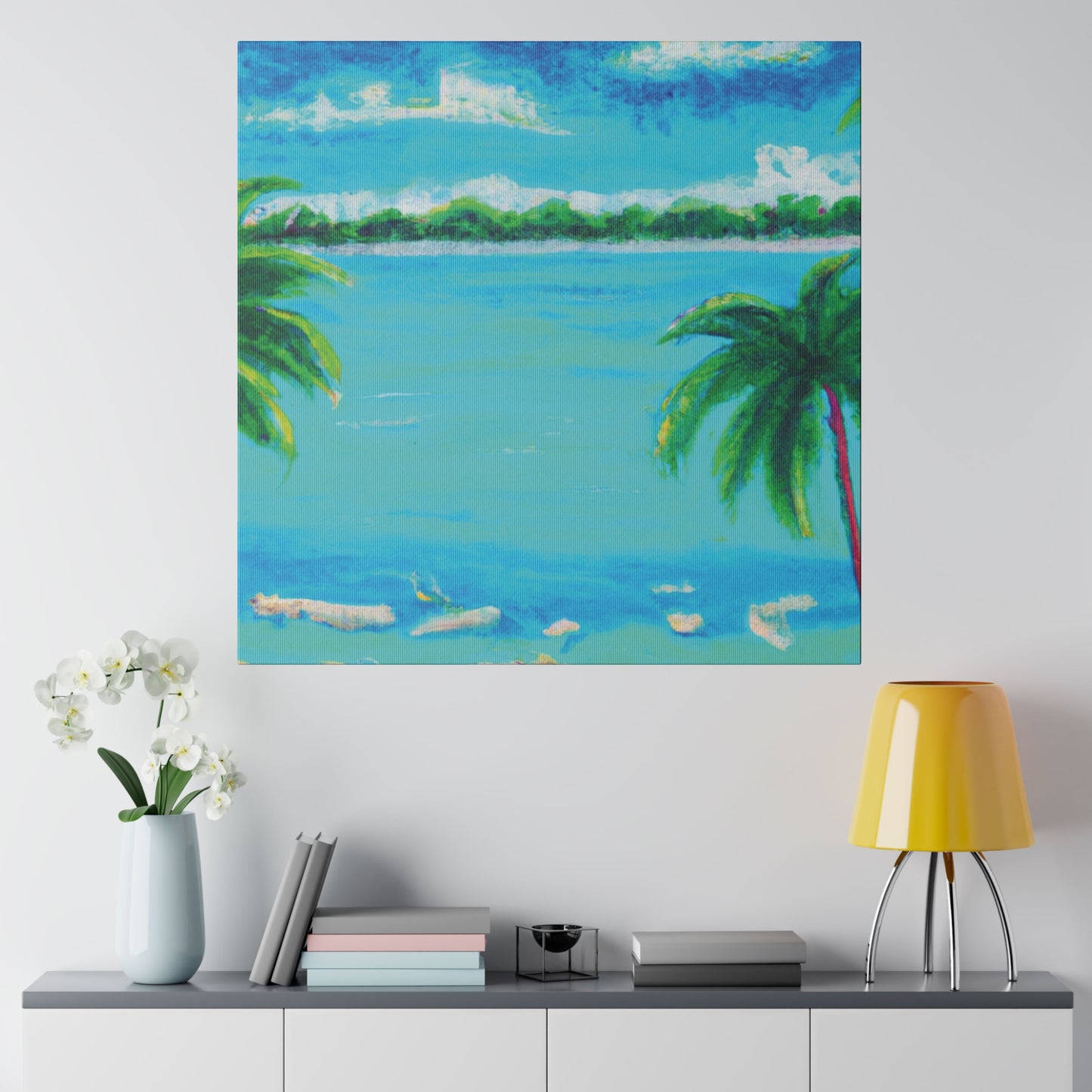 9293Y - Bahamas Ocean Painting Print | Bahamas | Ocean | Beach | Poster | Home Decor | Wall Art | Canvas