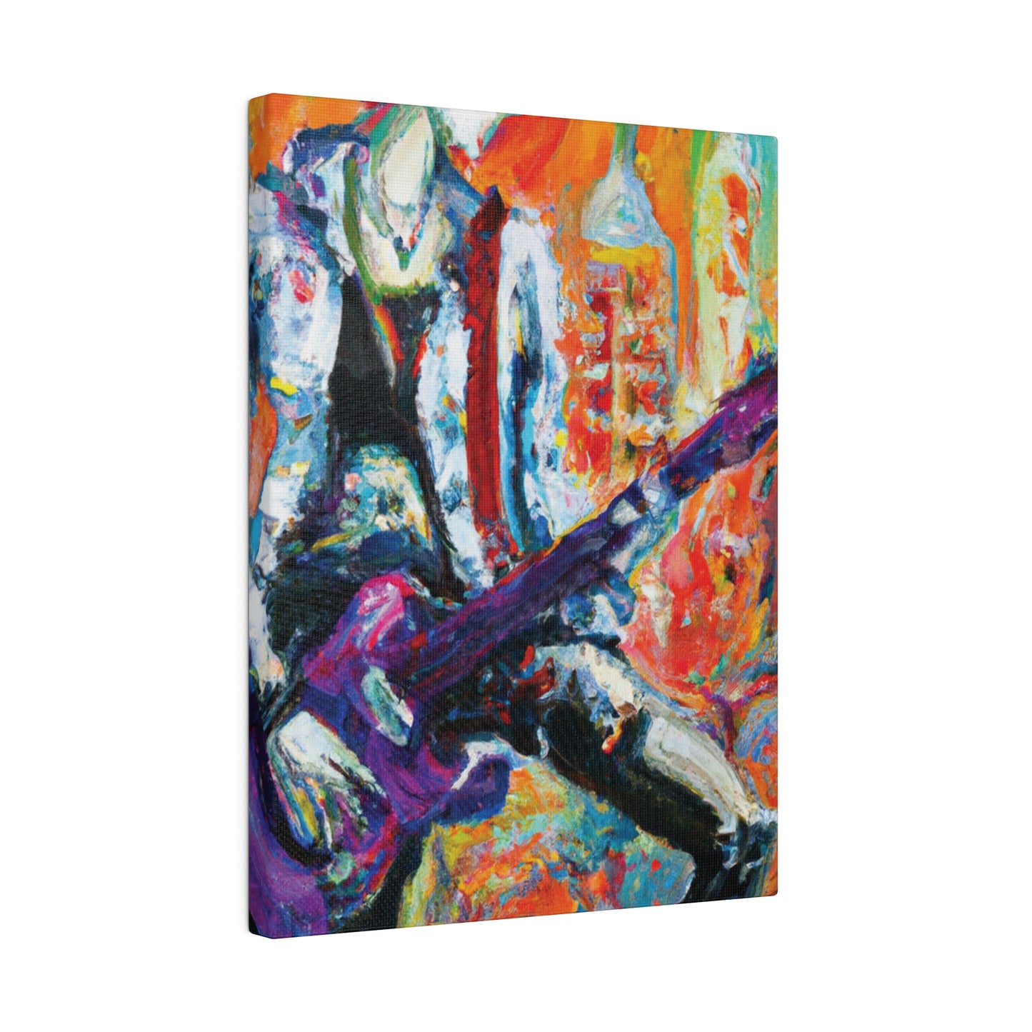 6891P - Rockstar Oil Painting Style Print | Poster | Home Decor | Wall Art | Music Art | Canvas