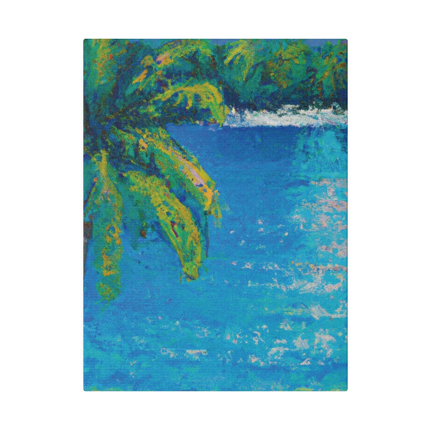4645A - Bahamas Ocean Painting Print | Bahamas | Ocean | Beach | Poster | Home Decor | Wall Art | Canvas