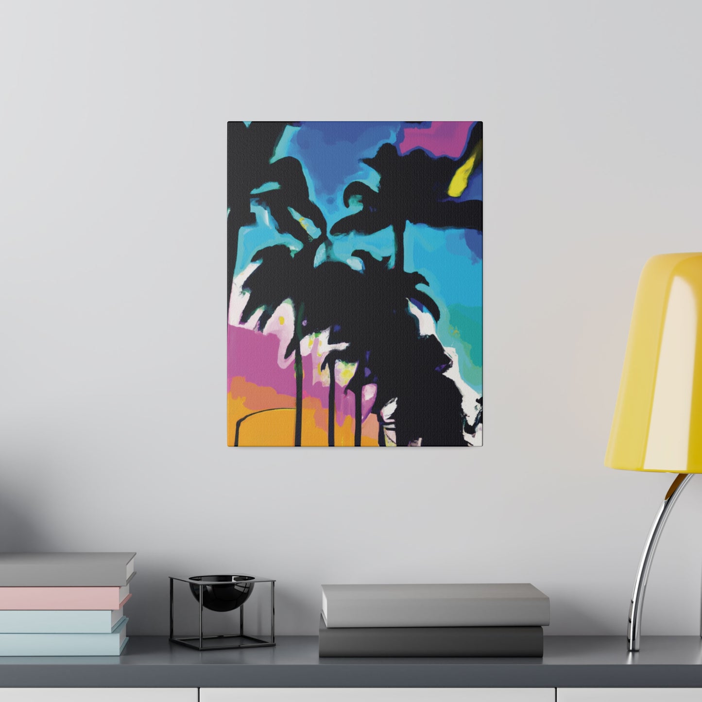 1893Z - Miami Beach Sunset Painting Print | Miami | Beach | Sunset | Poster | Home Decor | Wall Art | Canvas