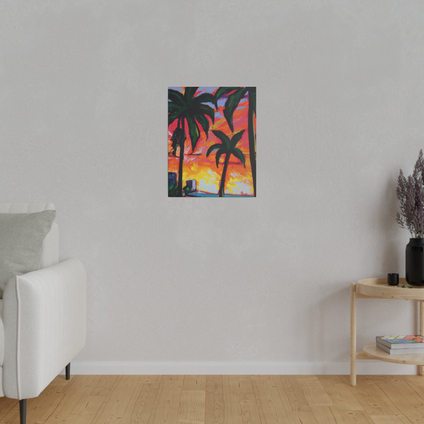 5471R - Miami Beach Sunset Painting Print | Miami | Beach | Sunset | Poster | Home Decor | Wall Art | Canvas