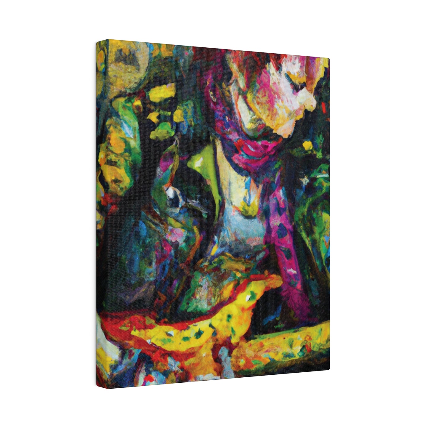 3668A - Rockstar Oil Painting Style Print | Poster | Home Decor | Wall Art | Music Art | Canvas