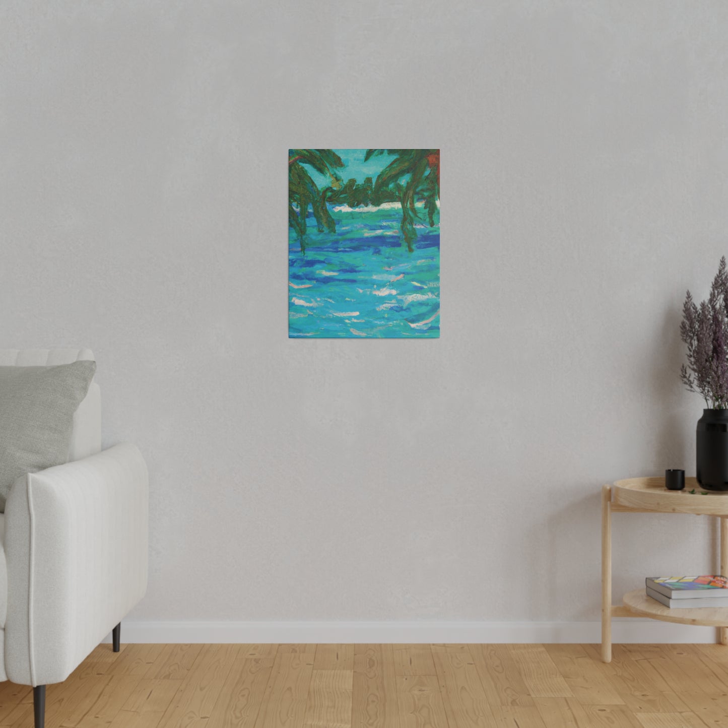 7482U - Bahamas Ocean Painting Print | Bahamas | Ocean | Beach | Poster | Home Decor | Wall Art | Canvas