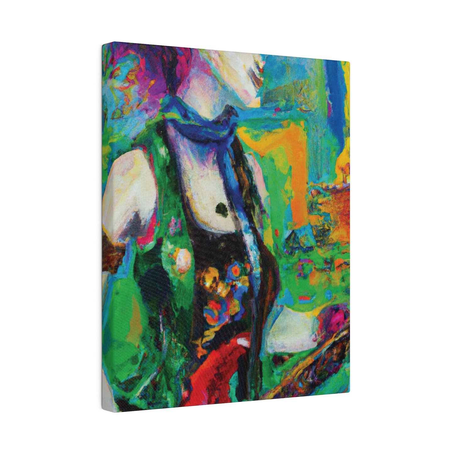 3467C - Rockstar Oil Painting Style Print | Poster | Home Decor | Wall Art | Music Art | Canvas