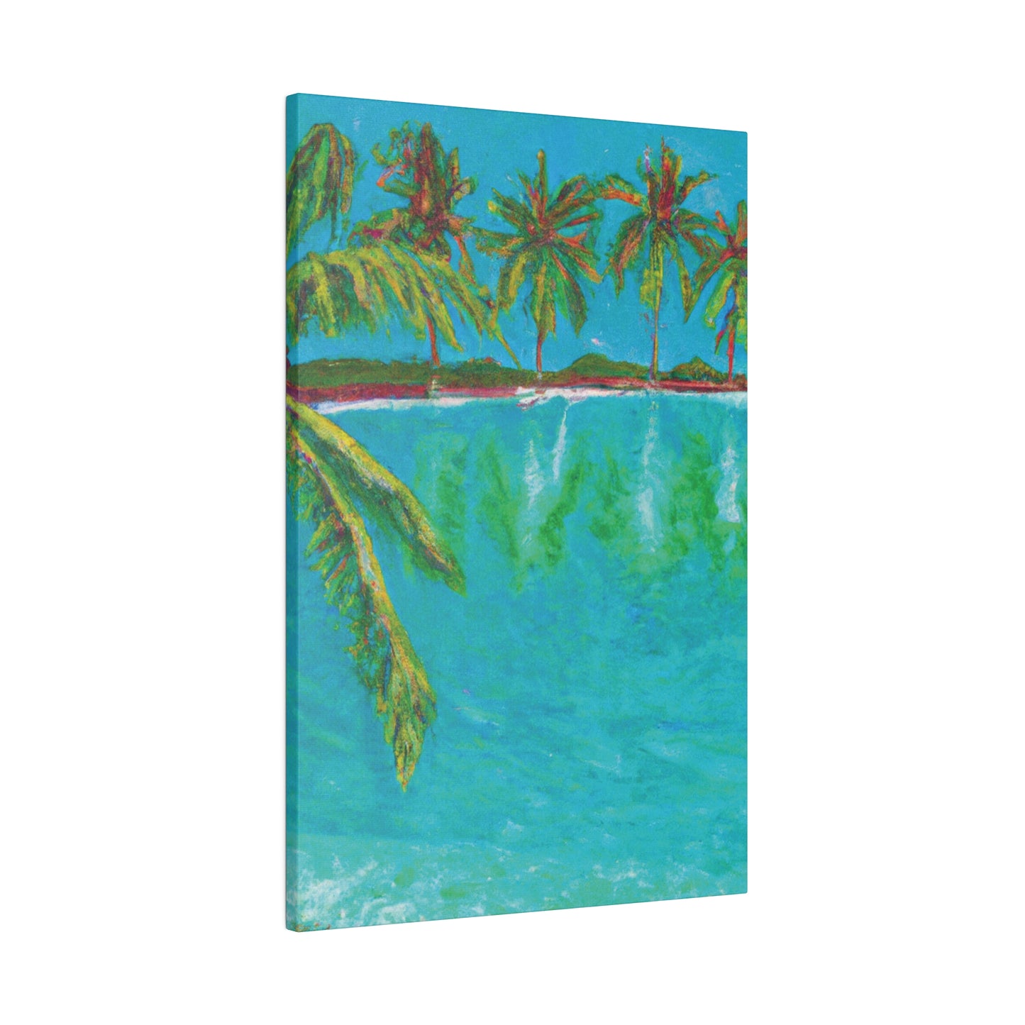 3255Q - Bahamas Ocean Painting Print | Bahamas | Ocean | Beach | Poster | Home Decor | Wall Art | Canvas