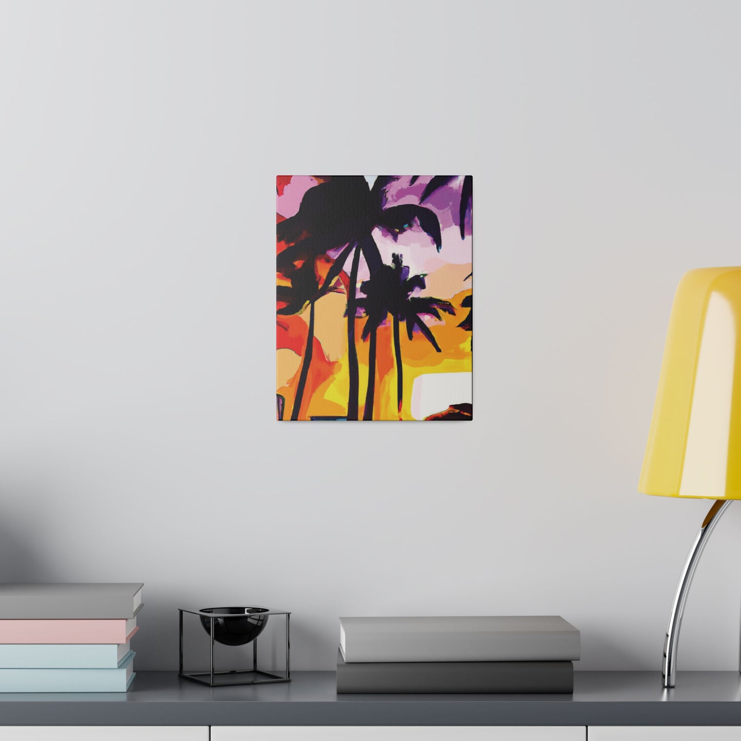 3987G - Miami Beach Sunset Painting Print | Miami | Beach | Sunset | Poster | Home Decor | Wall Art | Canvas