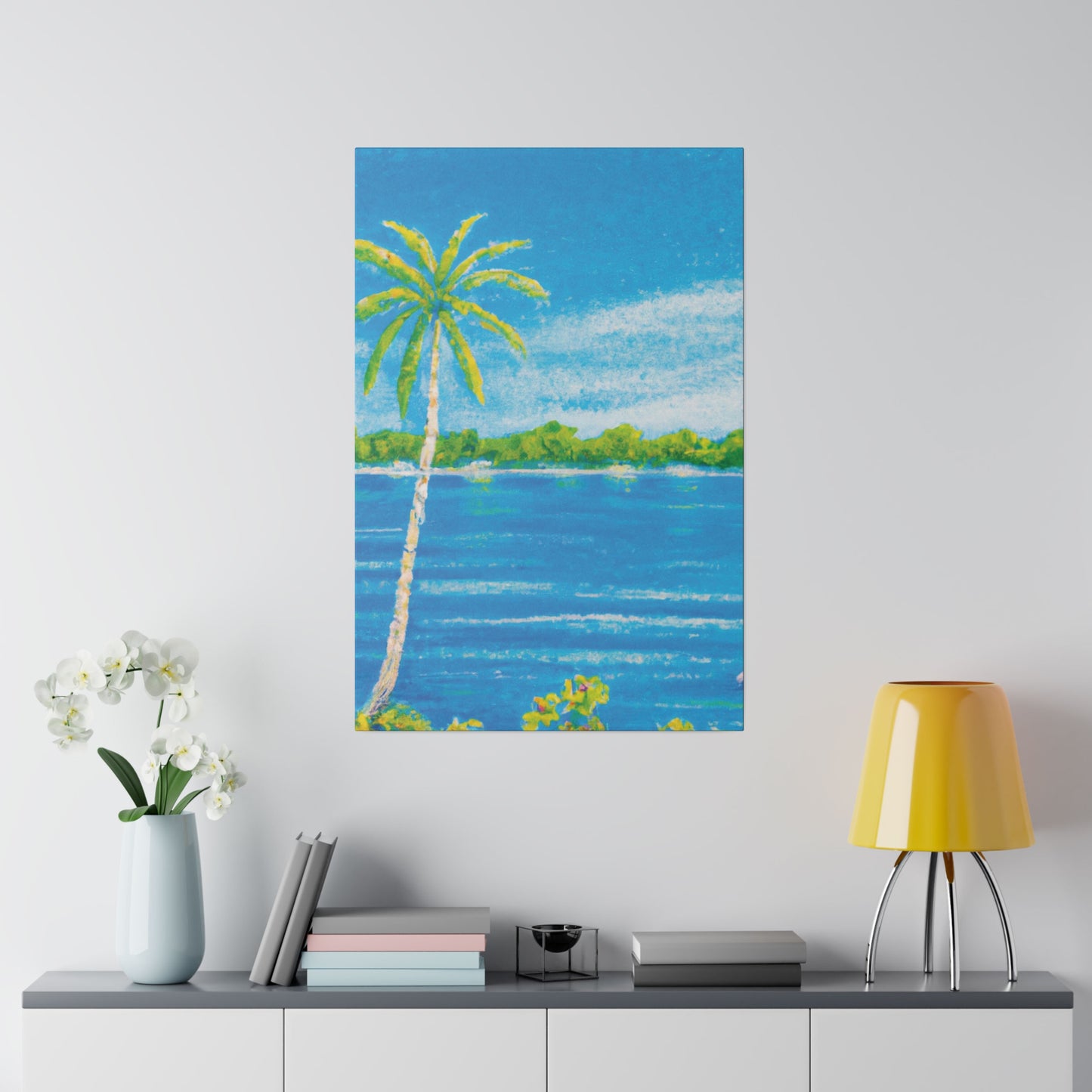 9803Q - Bahamas Ocean Painting Print | Bahamas | Ocean | Beach | Poster | Home Decor | Wall Art | Canvas
