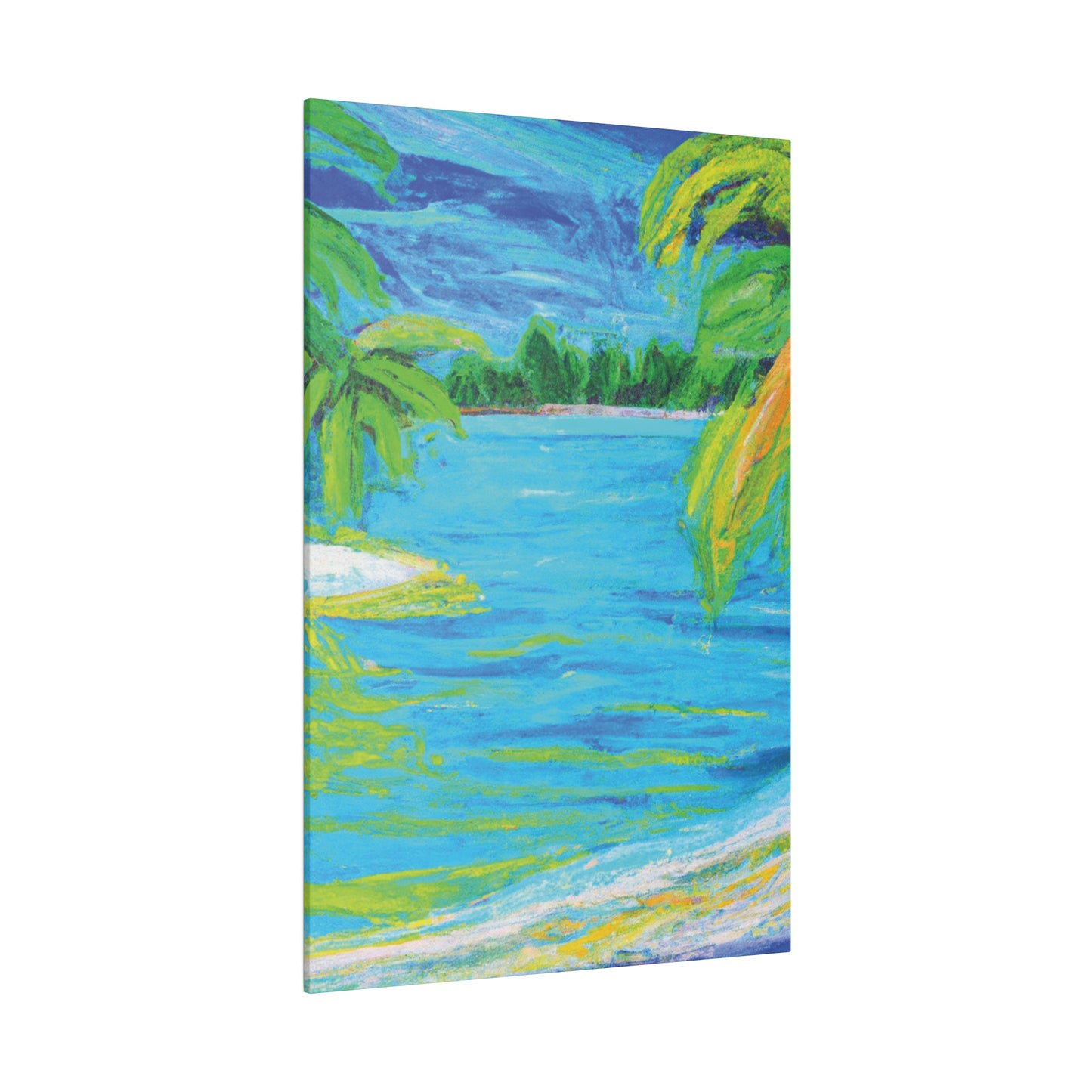 9709k - Bahamas Ocean Painting Print | Bahamas | Ocean | Beach | Poster | Home Decor | Wall Art | Canvas