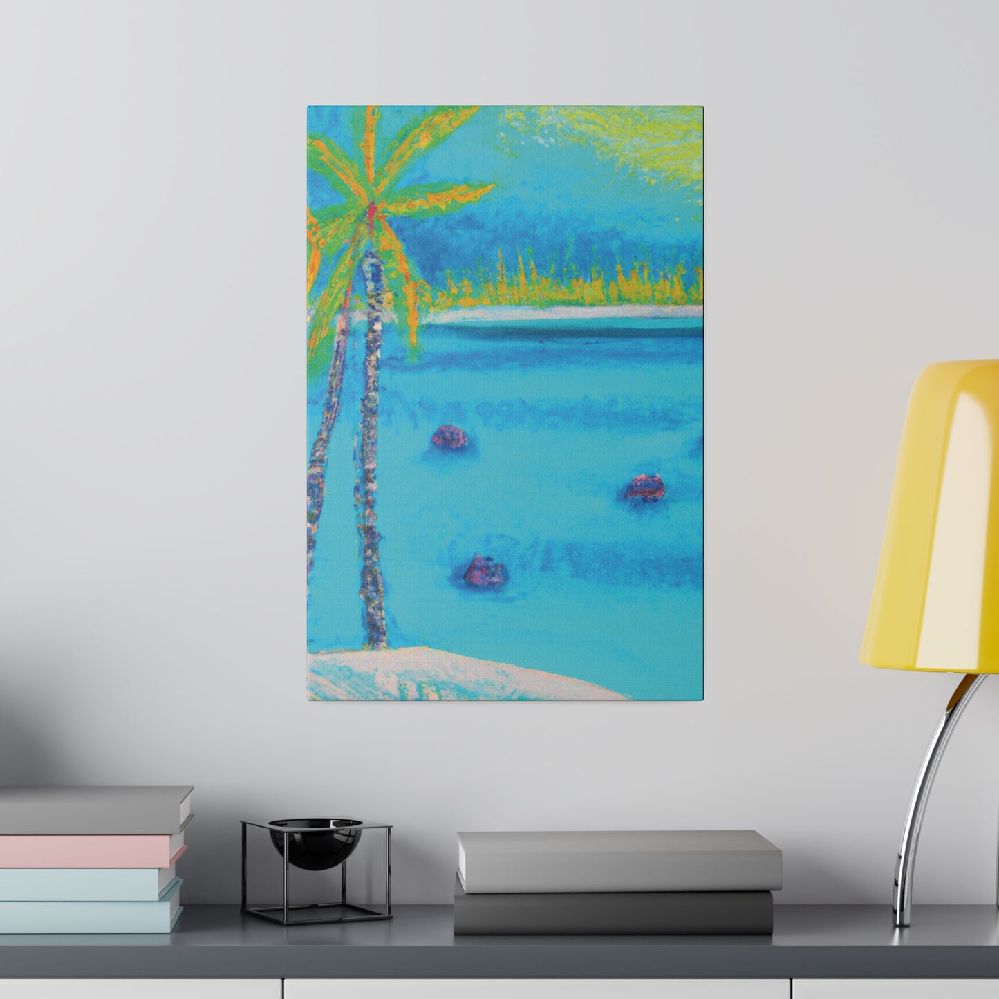 2937T - Bahamas Ocean Painting Print | Bahamas | Ocean | Beach | Poster | Home Decor | Wall Art | Canvas