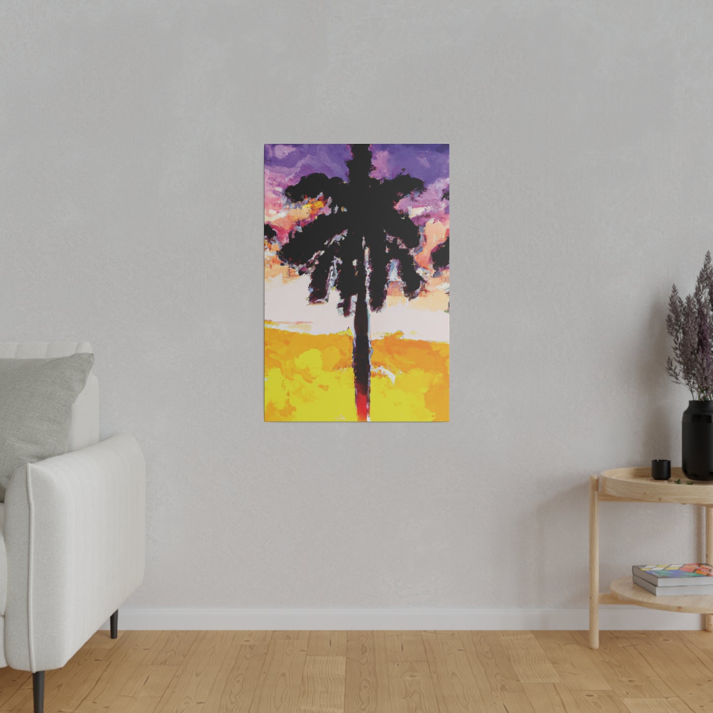 6392A - Miami Beach Sunset Painting Print | Miami | Beach | Sunset | Poster | Home Decor | Wall Art | Canvas