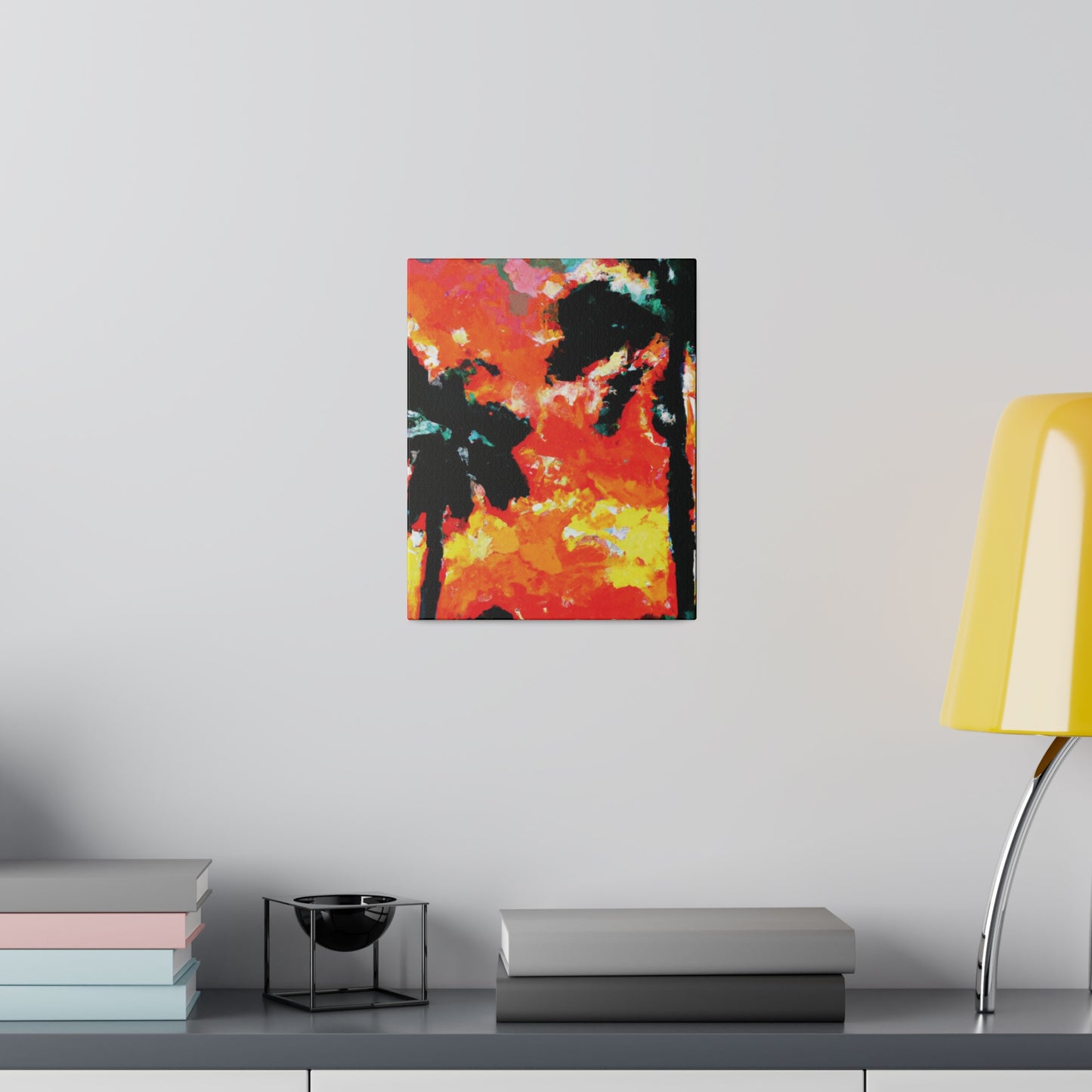 8653O - Miami Beach Sunset Painting Print | Miami | Beach | Sunset | Poster | Home Decor | Wall Art | Canvas