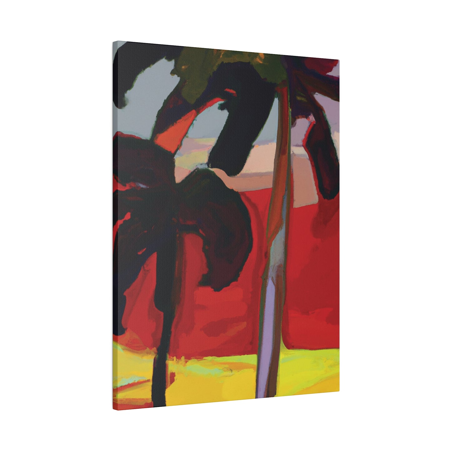 7849V - Miami Beach Sunset Painting Print | Miami | Beach | Sunset | Poster | Home Decor | Wall Art | Canvas