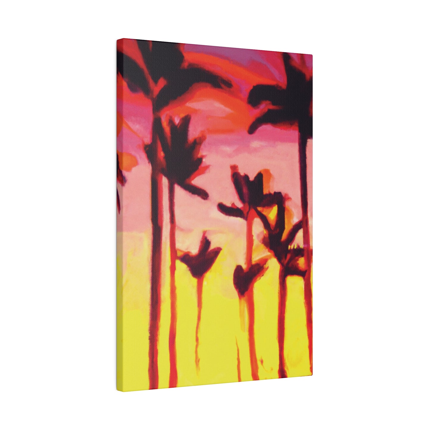 2249A - Miami Beach Sunset Painting Print | Miami | Beach | Sunset | Poster | Home Decor | Wall Art | Canvas