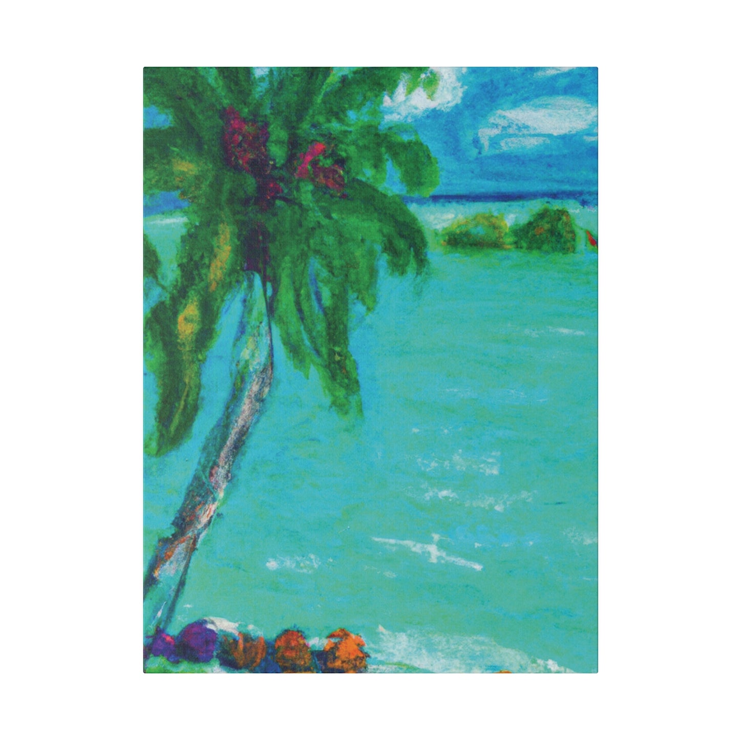 8864T - Bahamas Ocean Painting Print | Bahamas | Ocean | Beach | Poster | Home Decor | Wall Art | Canvas