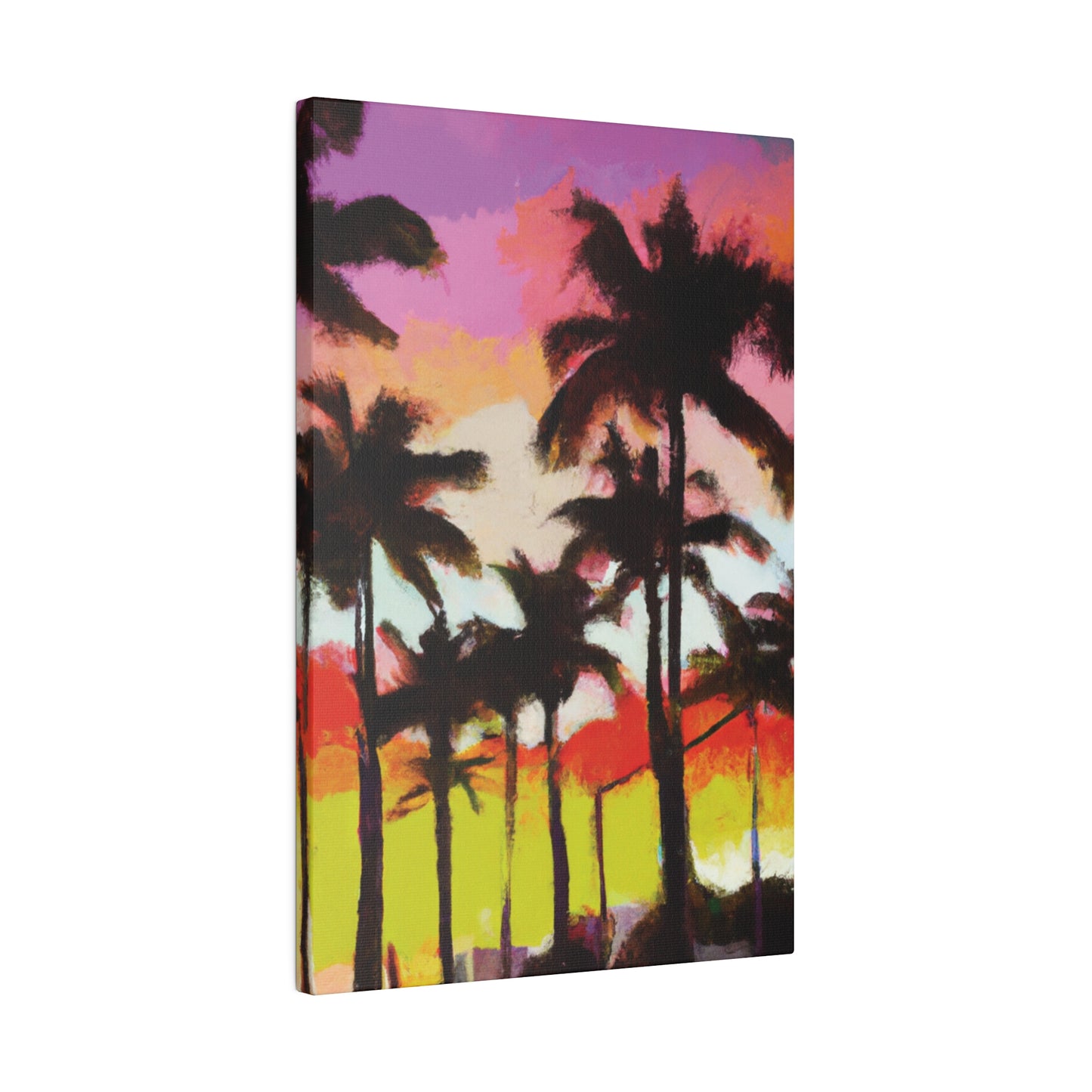 2187U - Miami Beach Sunset Painting Print | Miami | Beach | Sunset | Poster | Home Decor | Wall Art | Canvas