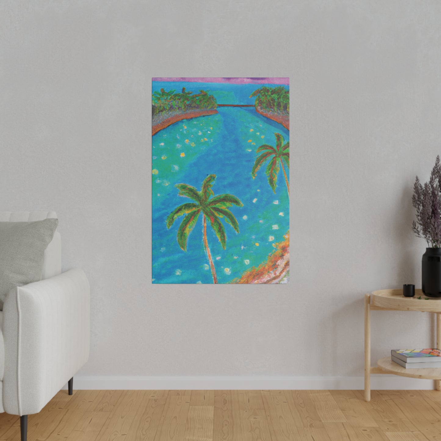 3827C - Bahamas Ocean Painting Print | Bahamas | Ocean | Beach | Poster | Home Decor | Wall Art | Canvas