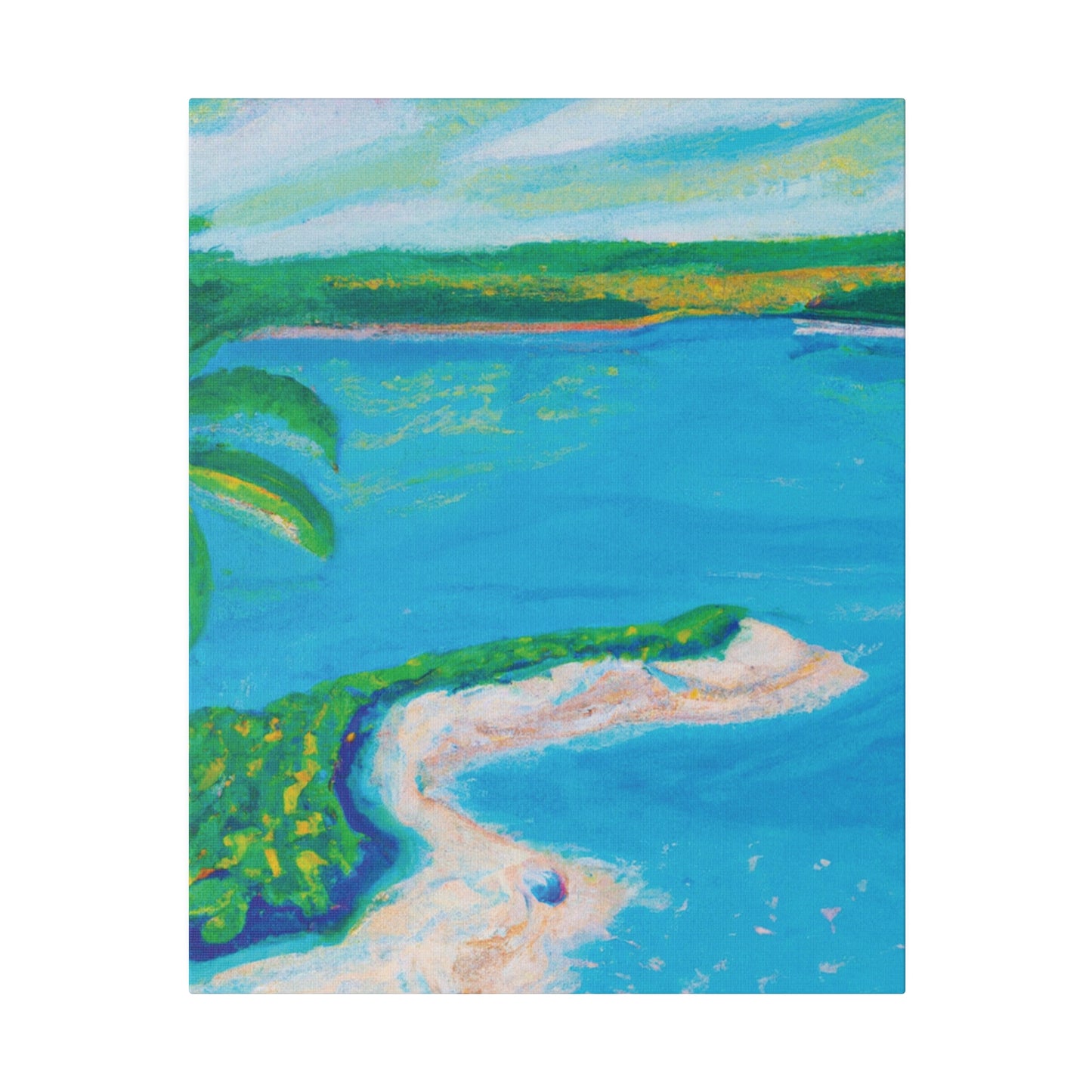 4895I - Bahamas Ocean Painting Print | Bahamas | Ocean | Beach | Poster | Home Decor | Wall Art | Canvas