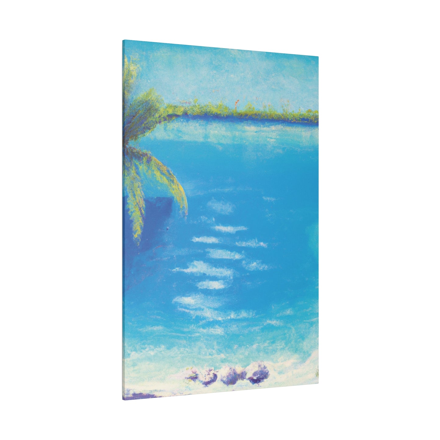 9819K - Bahamas Ocean Painting Print | Bahamas | Ocean | Beach | Poster | Home Decor | Wall Art | Canvas