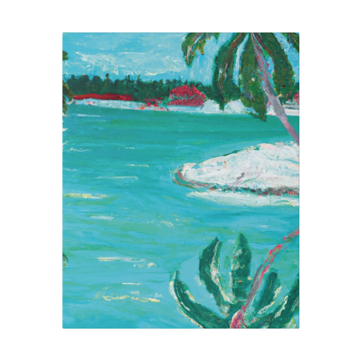 7090Z - Bahamas Ocean Painting Print | Bahamas | Ocean | Beach | Poster | Home Decor | Wall Art | Canvas