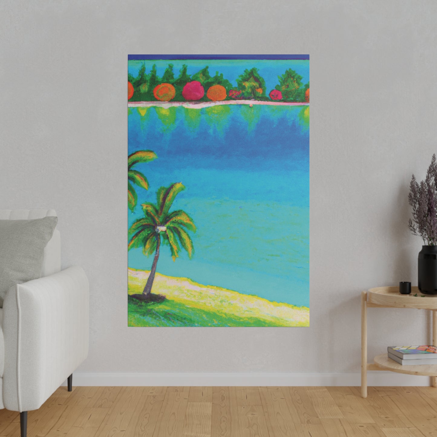 6816J - Bahamas Ocean Painting Print | Bahamas | Ocean | Beach | Poster | Home Decor | Wall Art | Canvas