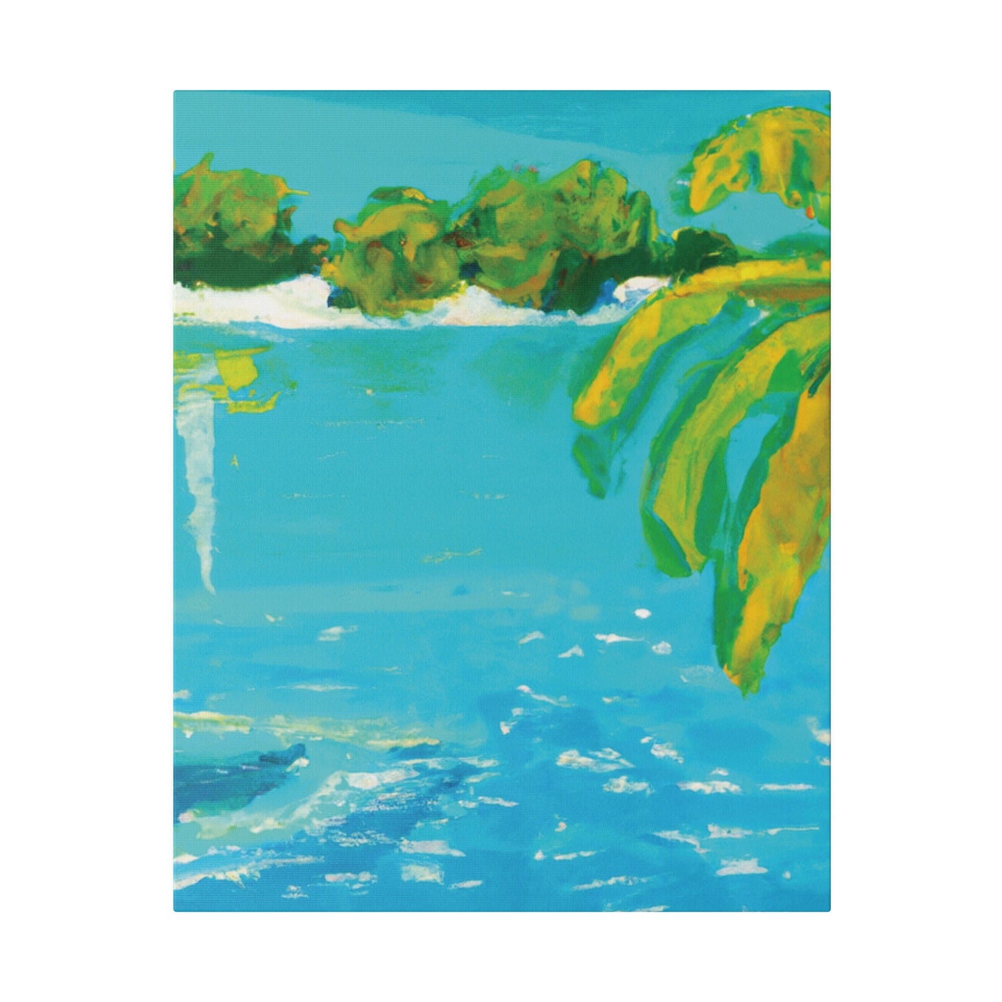 2261V - Bahamas Ocean Painting Print | Bahamas | Ocean | Beach | Poster | Home Decor | Wall Art | Canvas