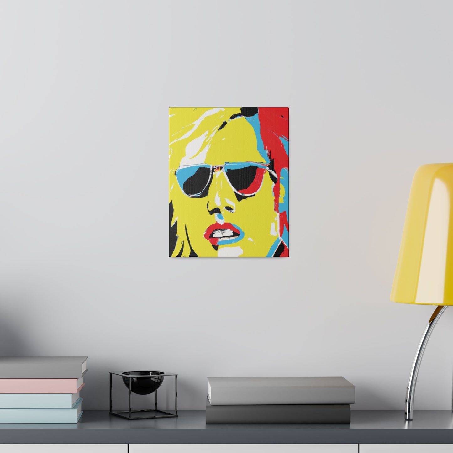 7436R - Rockstar Painting Print | Face | Abstract | Poster | Home Decor | Wall Art | Music Art | Canvas