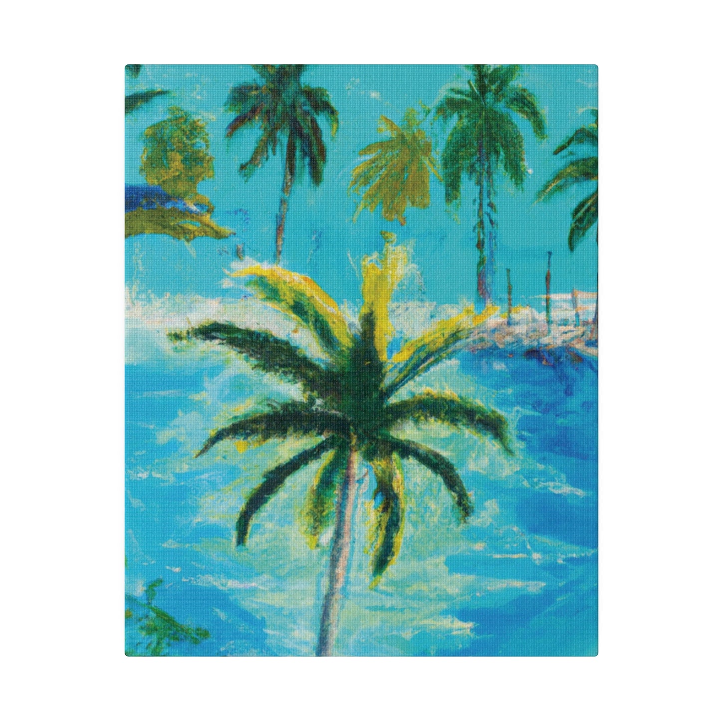 9794R - Bahamas Ocean Painting Print | Bahamas | Ocean | Beach | Poster | Home Decor | Wall Art | Canvas