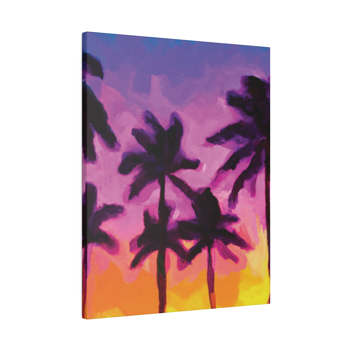 7395T - Miami Beach Sunset Painting Print | Miami | Beach | Sunset | Poster | Home Decor | Wall Art | Canvas