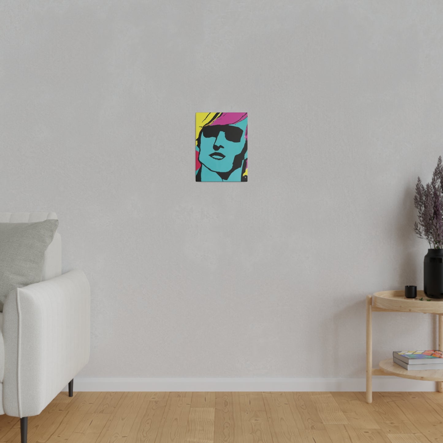 8753H - Rockstar Painting Print | Face | Abstract | Poster | Home Decor | Wall Art | Music Art | Canvas