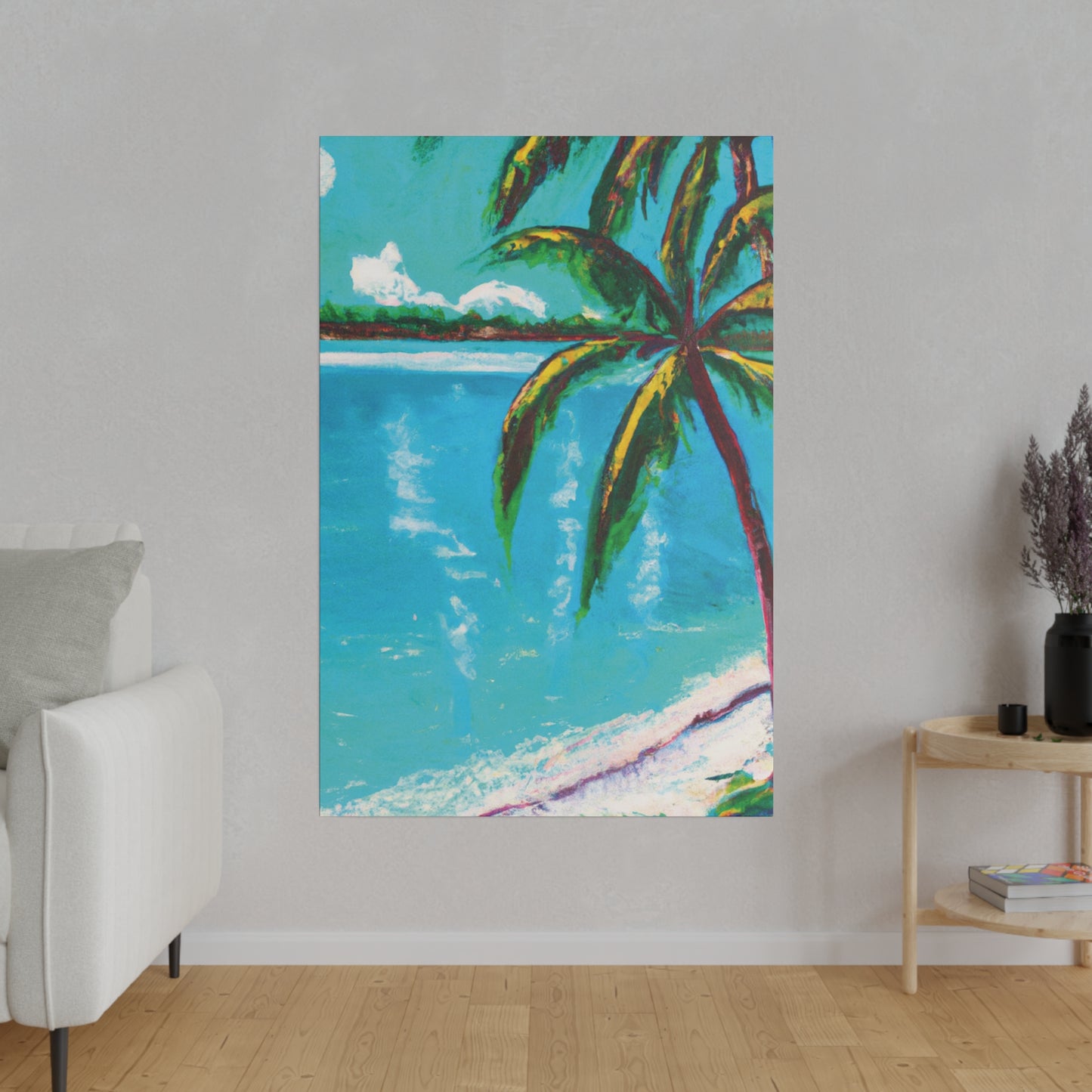 3917M - Bahamas Ocean Painting Print | Bahamas | Ocean | Beach | Poster | Home Decor | Wall Art | Canvas