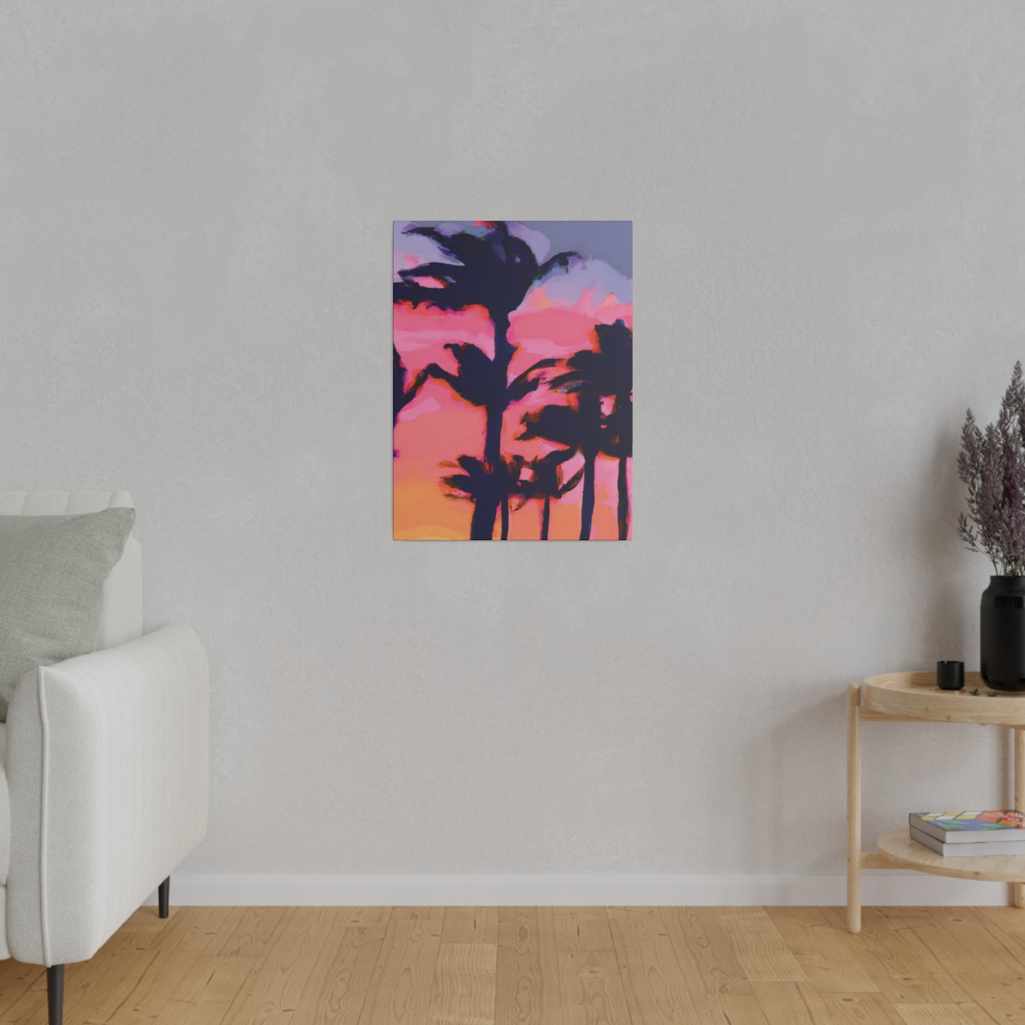7993P - Miami Beach Sunset Painting Print | Miami | Beach | Sunset | Poster | Home Decor | Wall Art | Canvas