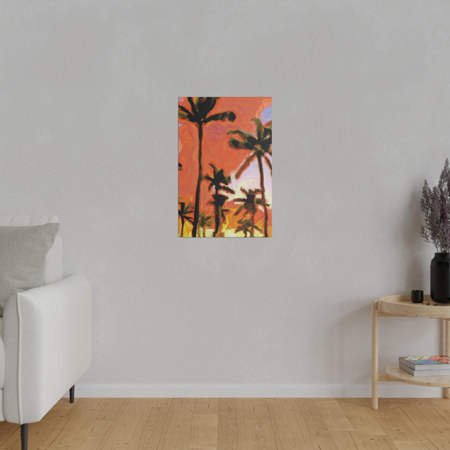 7177X - Miami Beach Sunset Painting Print | Miami | Beach | Sunset | Poster | Home Decor | Wall Art | Canvas