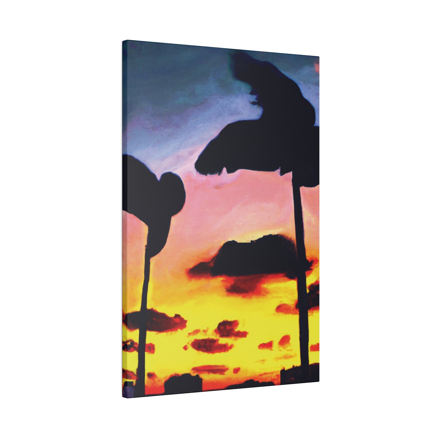 7515G - Miami Beach Sunset Painting Print | Miami | Beach | Sunset | Poster | Home Decor | Wall Art | Canvas