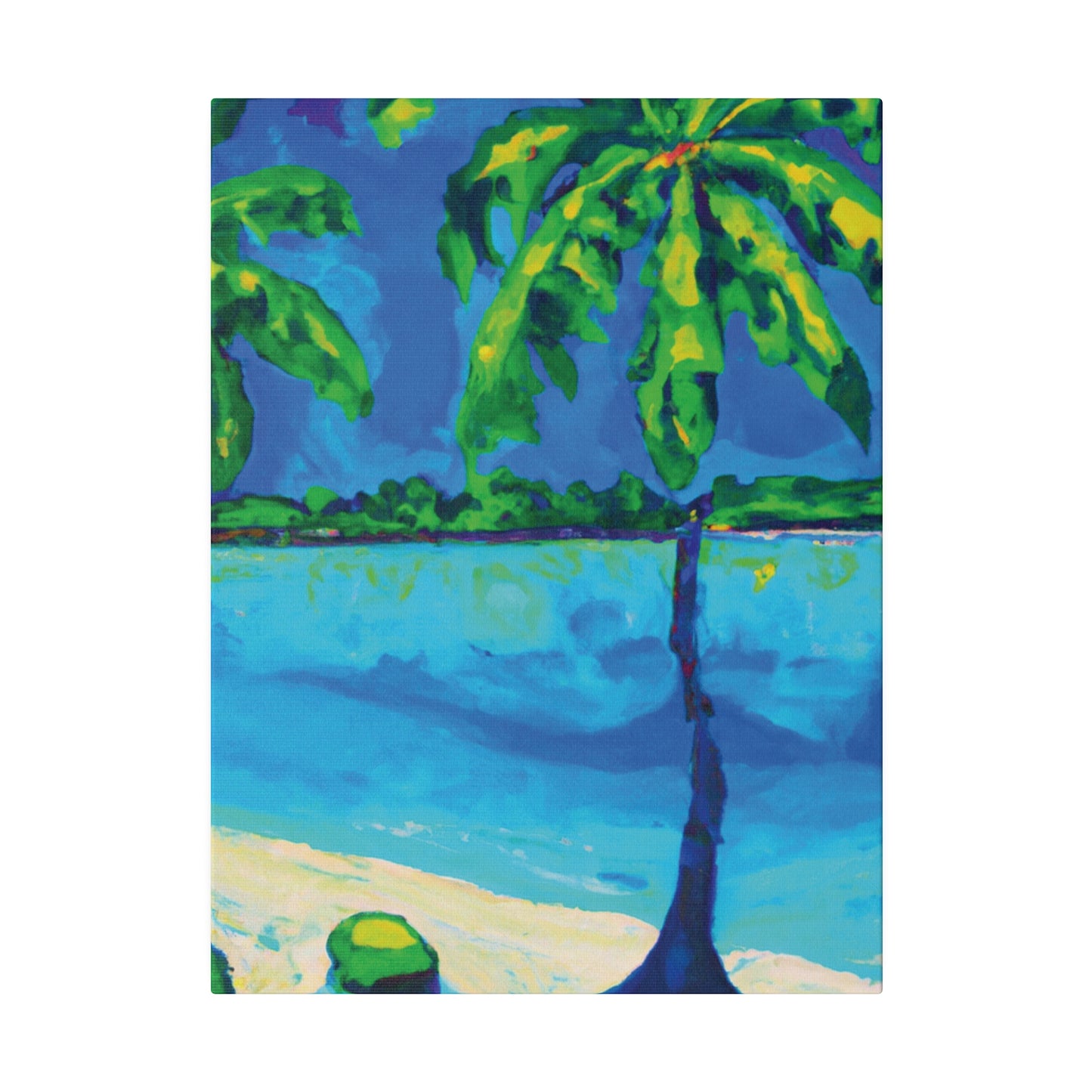 7381V - Bahamas Ocean Painting Print | Bahamas | Ocean | Beach | Poster | Home Decor | Wall Art | Canvas