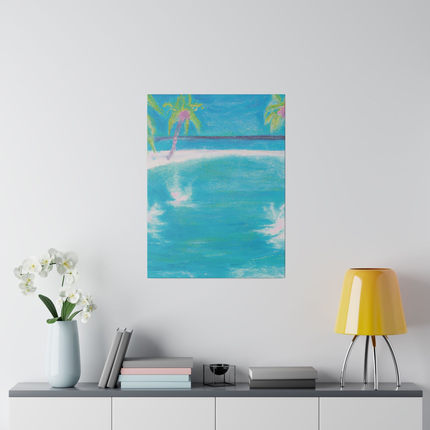 8348G - Bahamas Ocean Painting Print | Bahamas | Ocean | Beach | Poster | Home Decor | Wall Art | Canvas