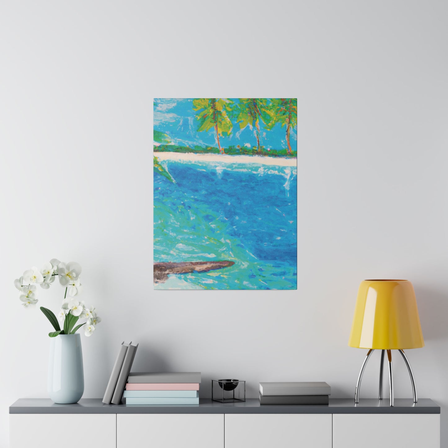 5065C - Bahamas Ocean Painting Print | Bahamas | Ocean | Beach | Poster | Home Decor | Wall Art | Canvas