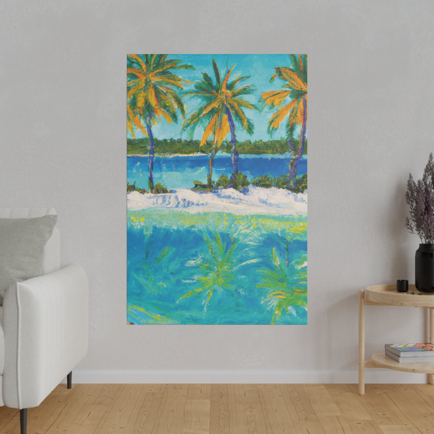 2367X - Bahamas Ocean Painting Print | Bahamas | Ocean | Beach | Poster | Home Decor | Wall Art | Canvas