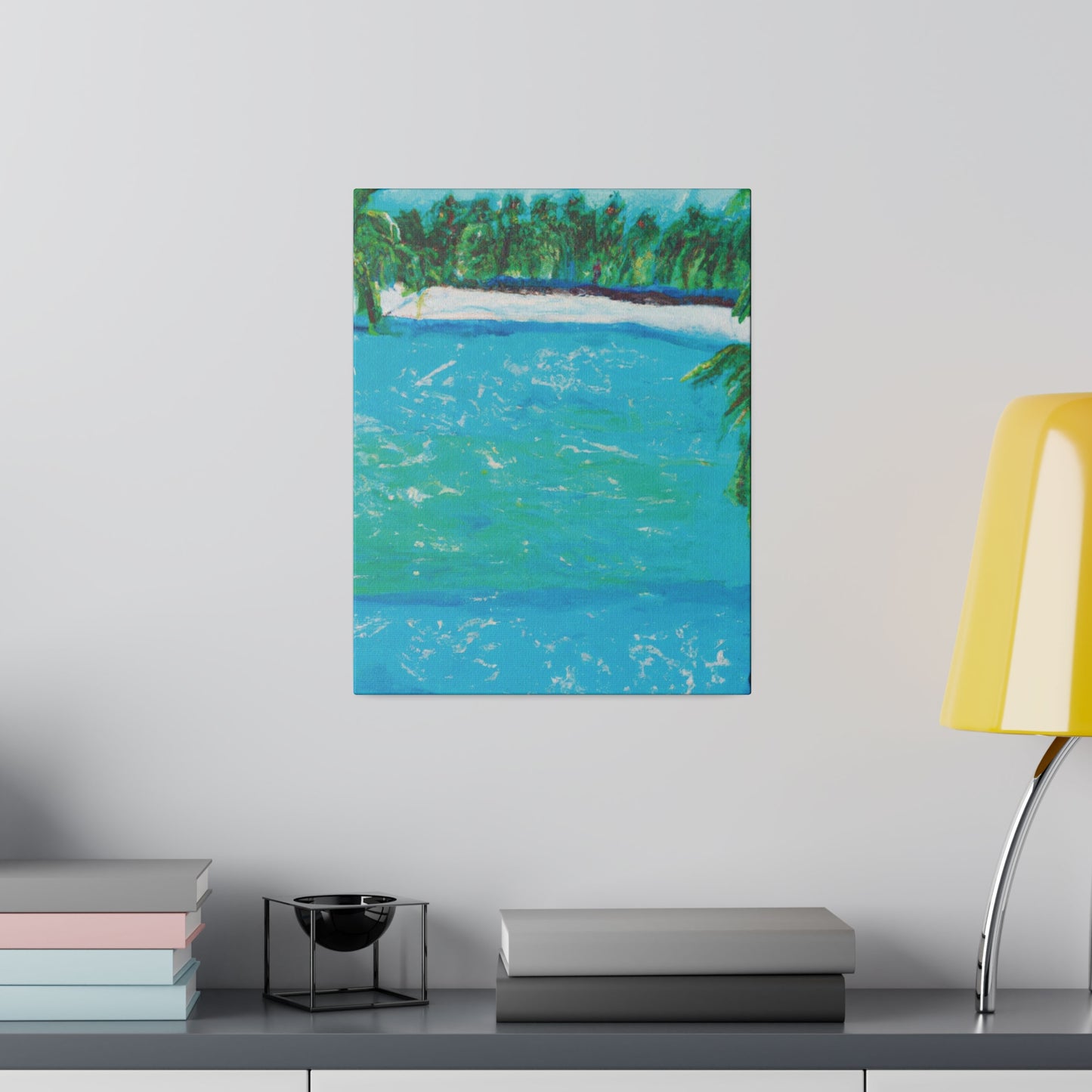 3234T - Bahamas Ocean Painting Print | Bahamas | Ocean | Beach | Poster | Home Decor | Wall Art | Canvas